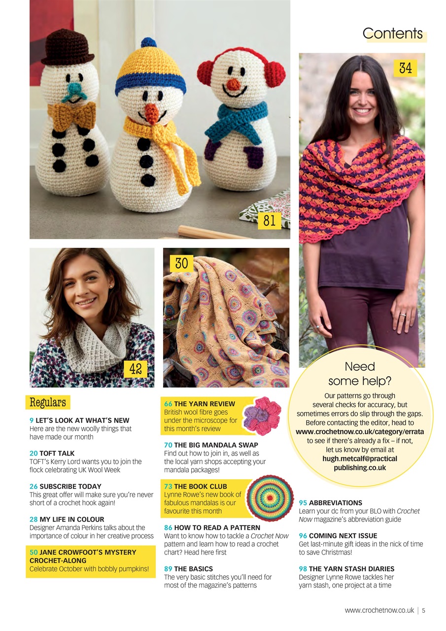 Crochet Now Magazine Preview Pages