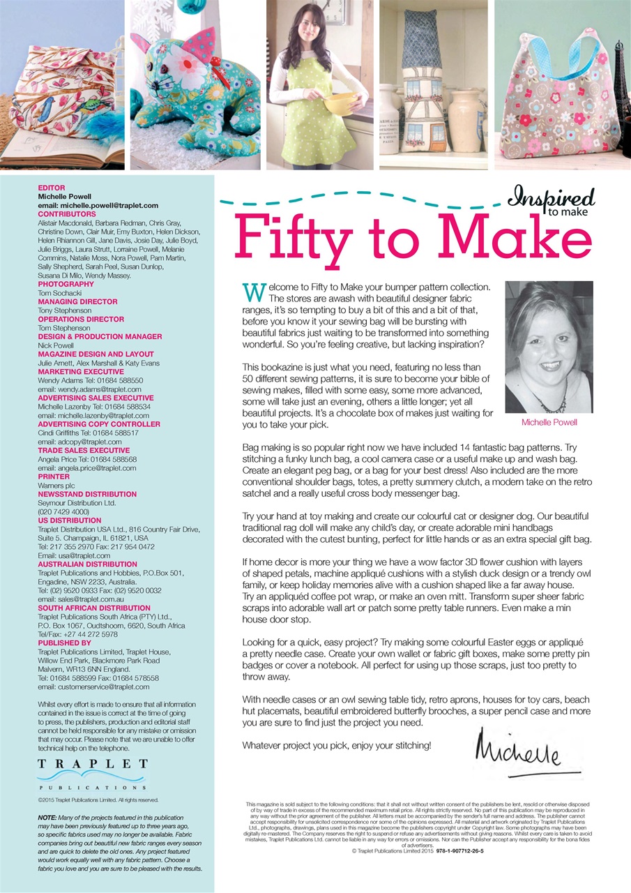 Craft Specials Preview Pages