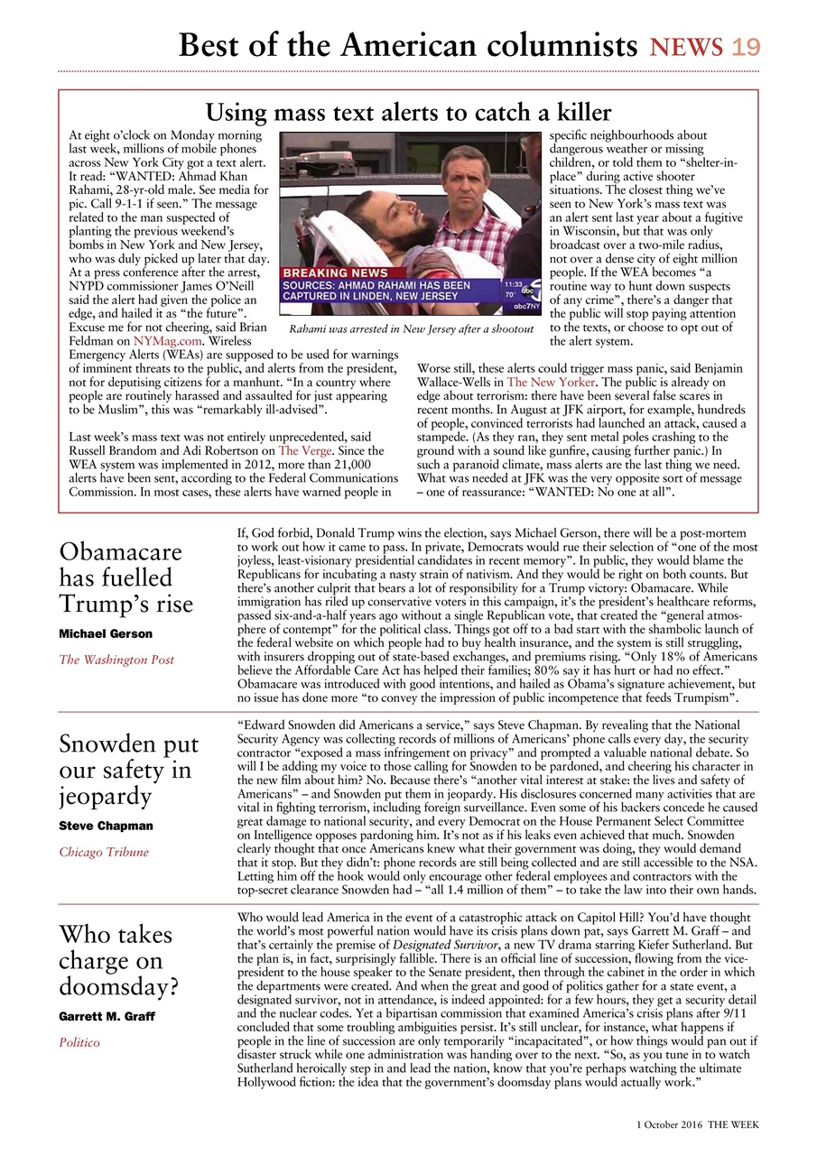 The Week Preview Pages