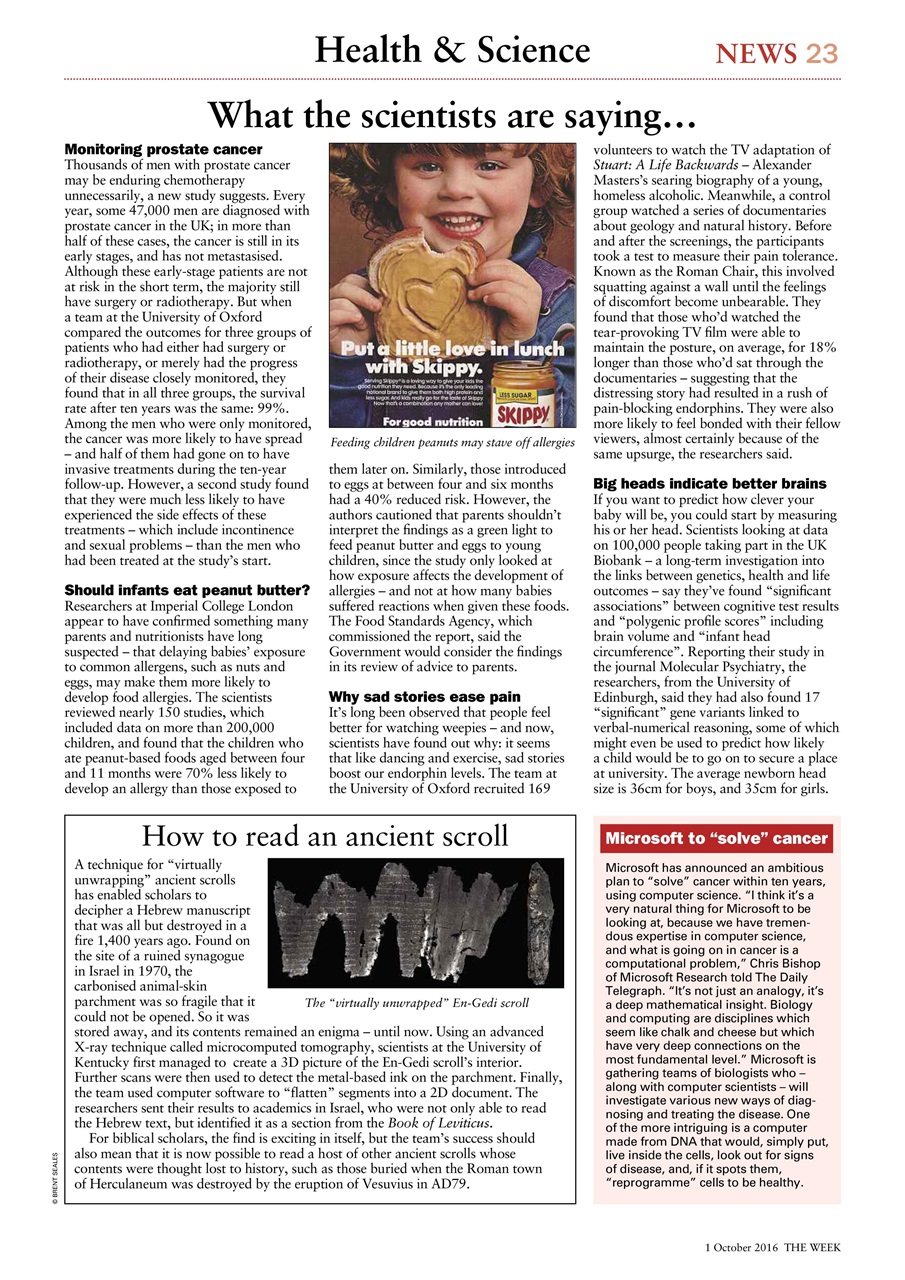 The Week Preview Pages