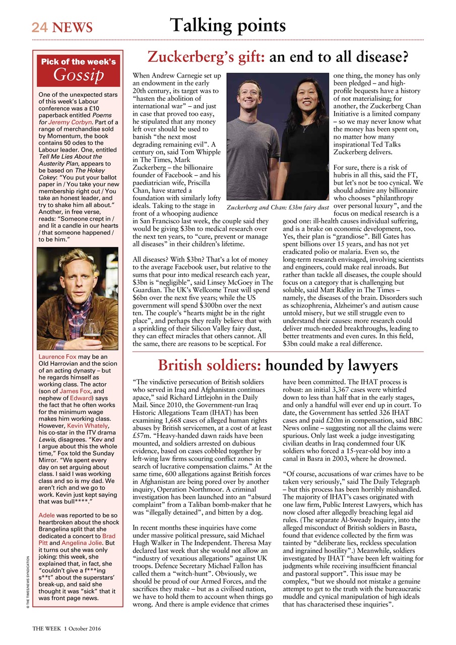 The Week Preview Pages