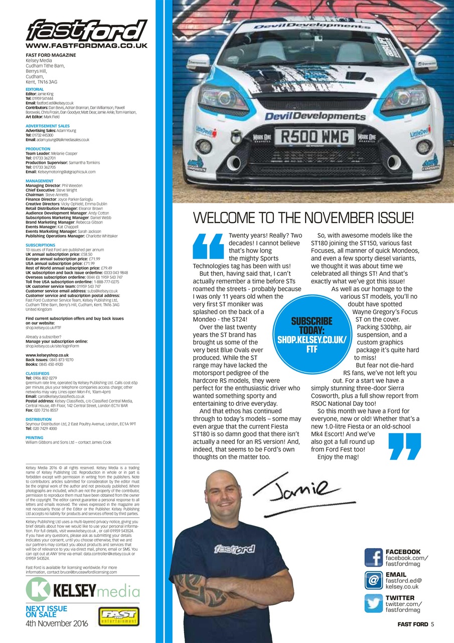 Fast Ford Preview Pages