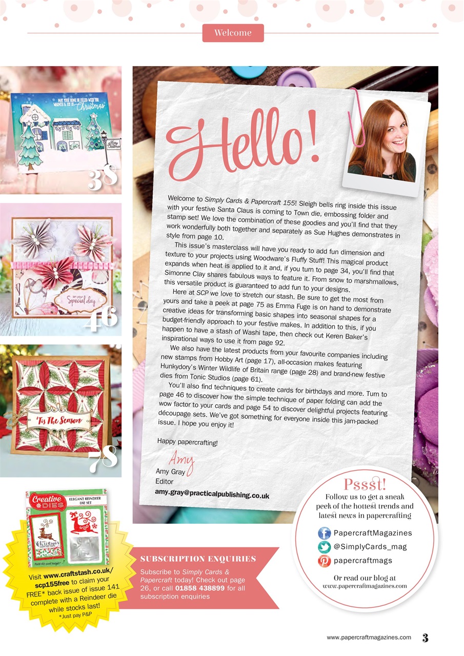 Simply Cards & Papercraft Preview Pages