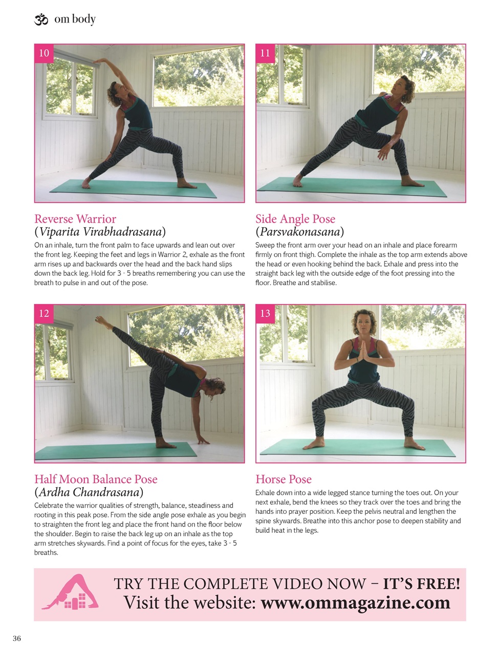 OM Yoga Magazine Preview Pages