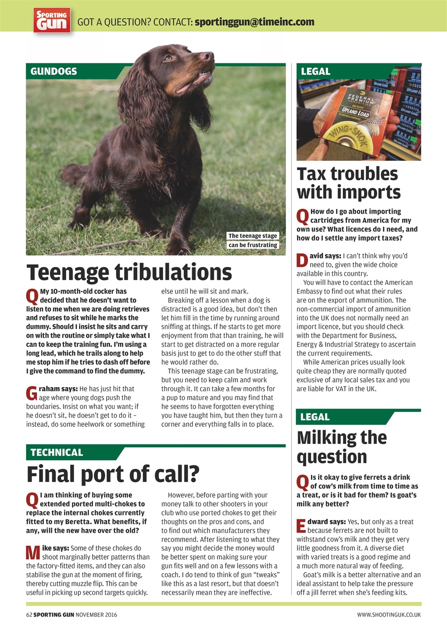 Sporting Gun Preview Pages