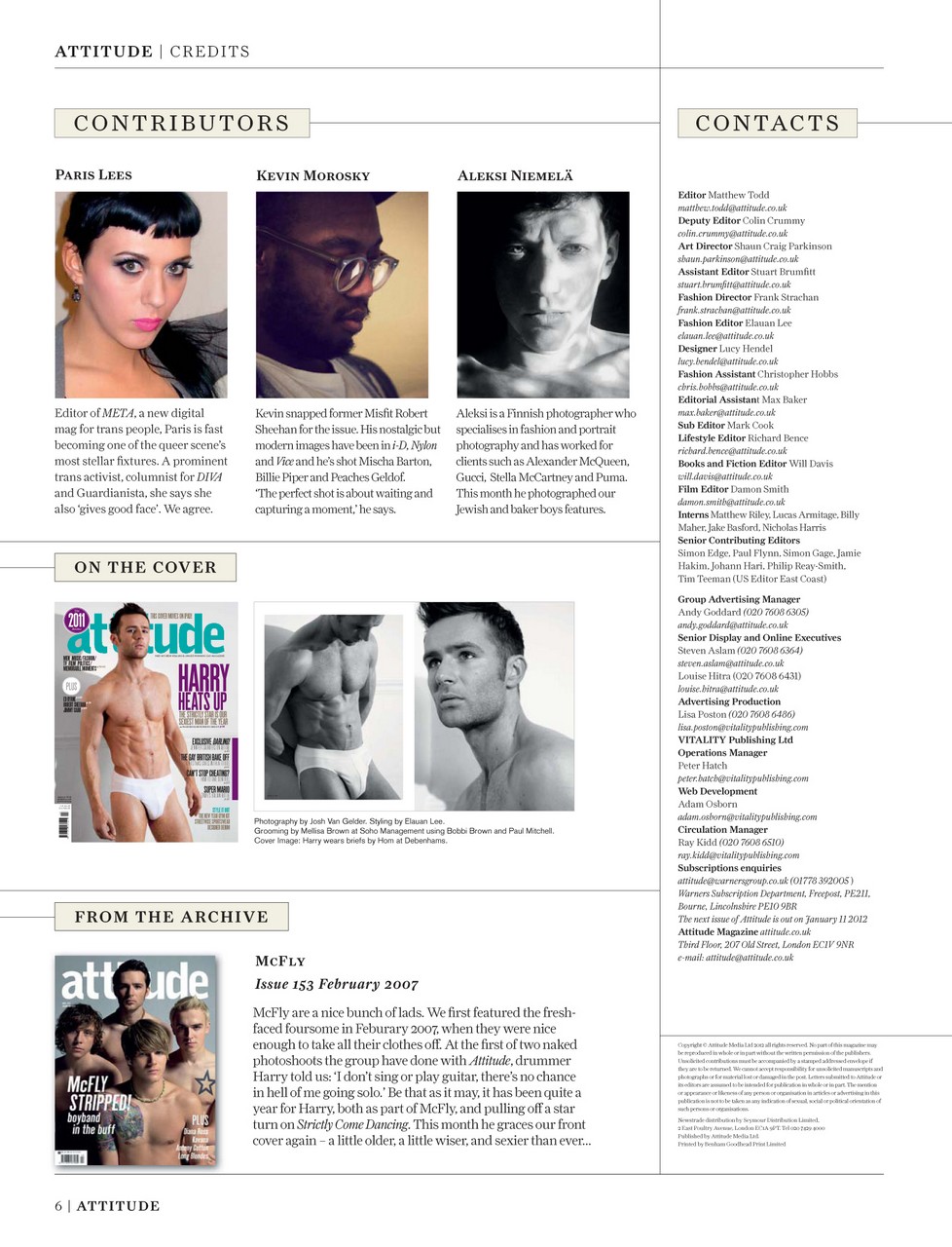 Attitude Preview Pages