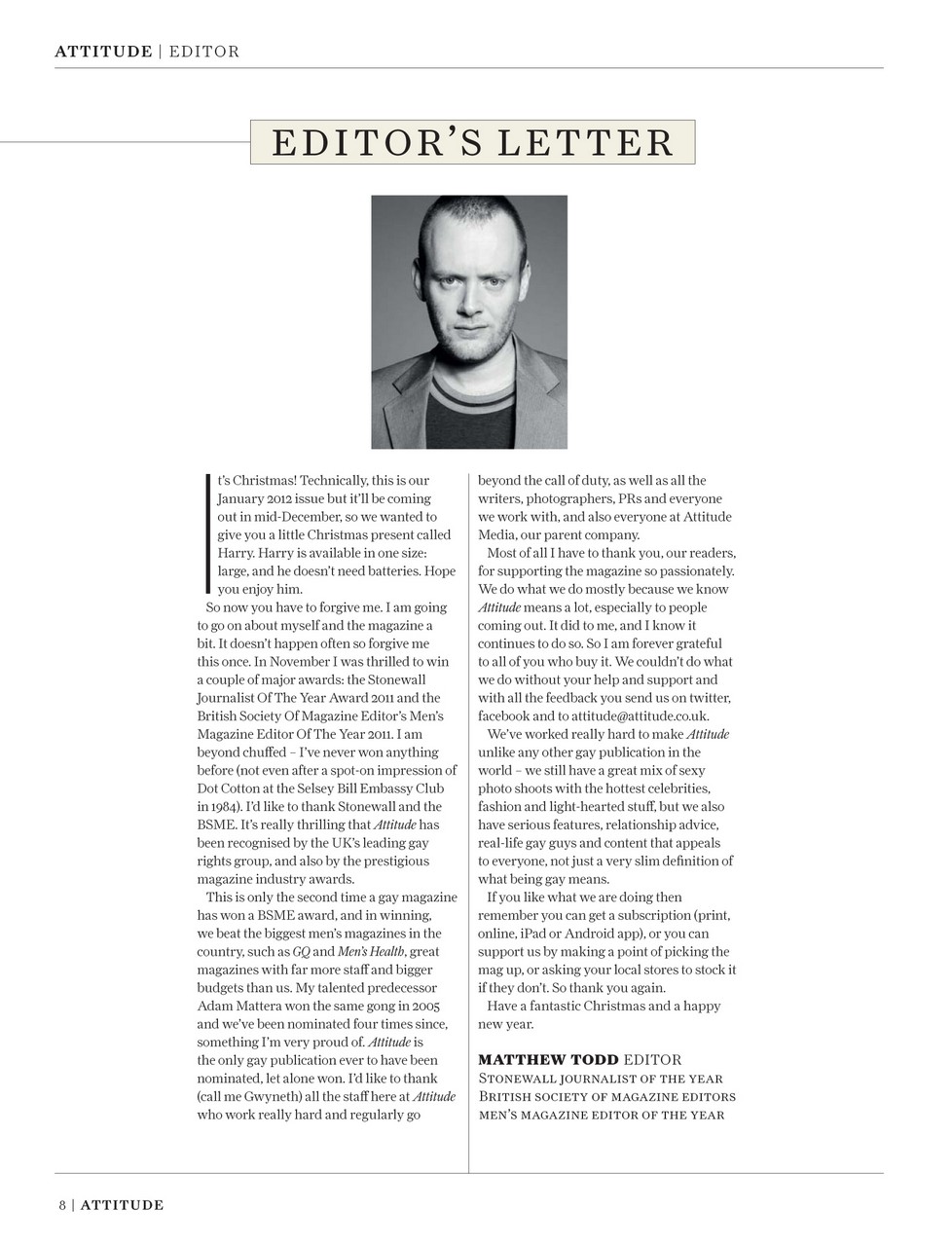 Attitude Preview Pages