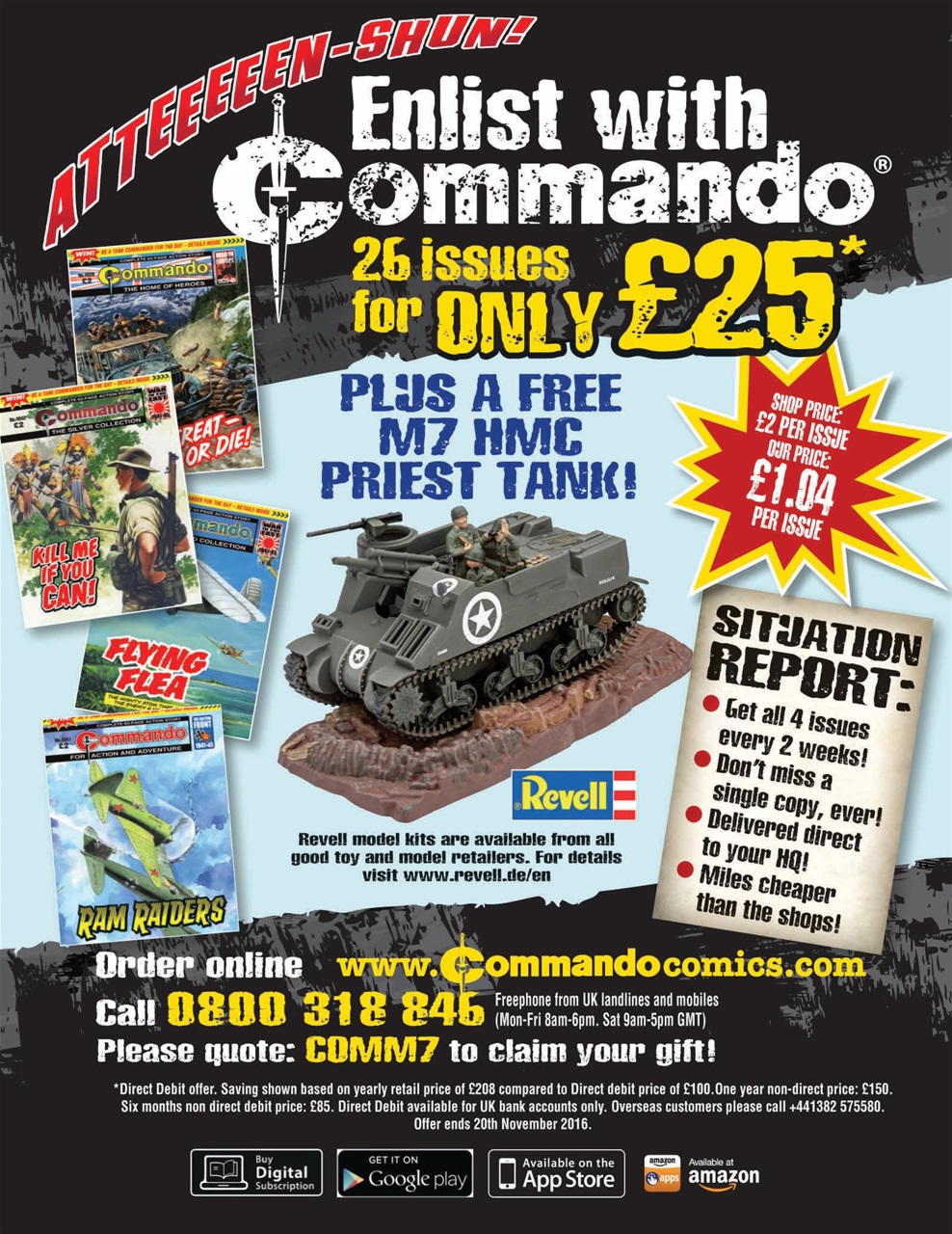 Commando Preview Pages