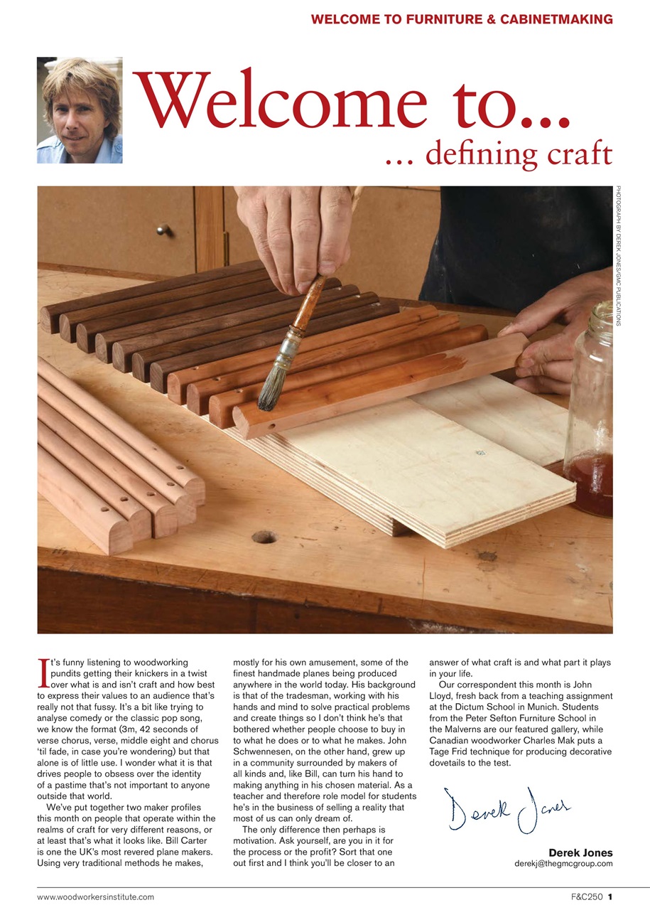 Furniture & Cabinetmaking Preview Pages