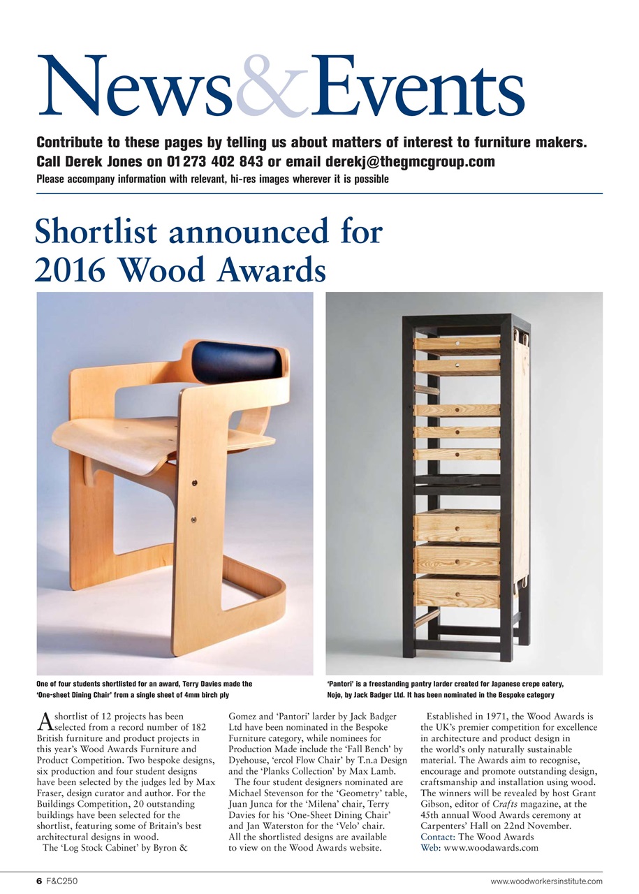 Furniture & Cabinetmaking Preview Pages