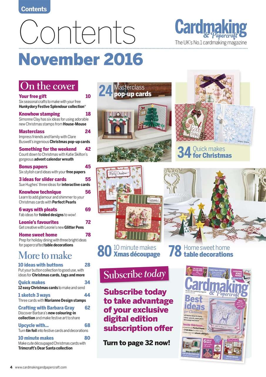Cardmaking & Papercraft Preview Pages
