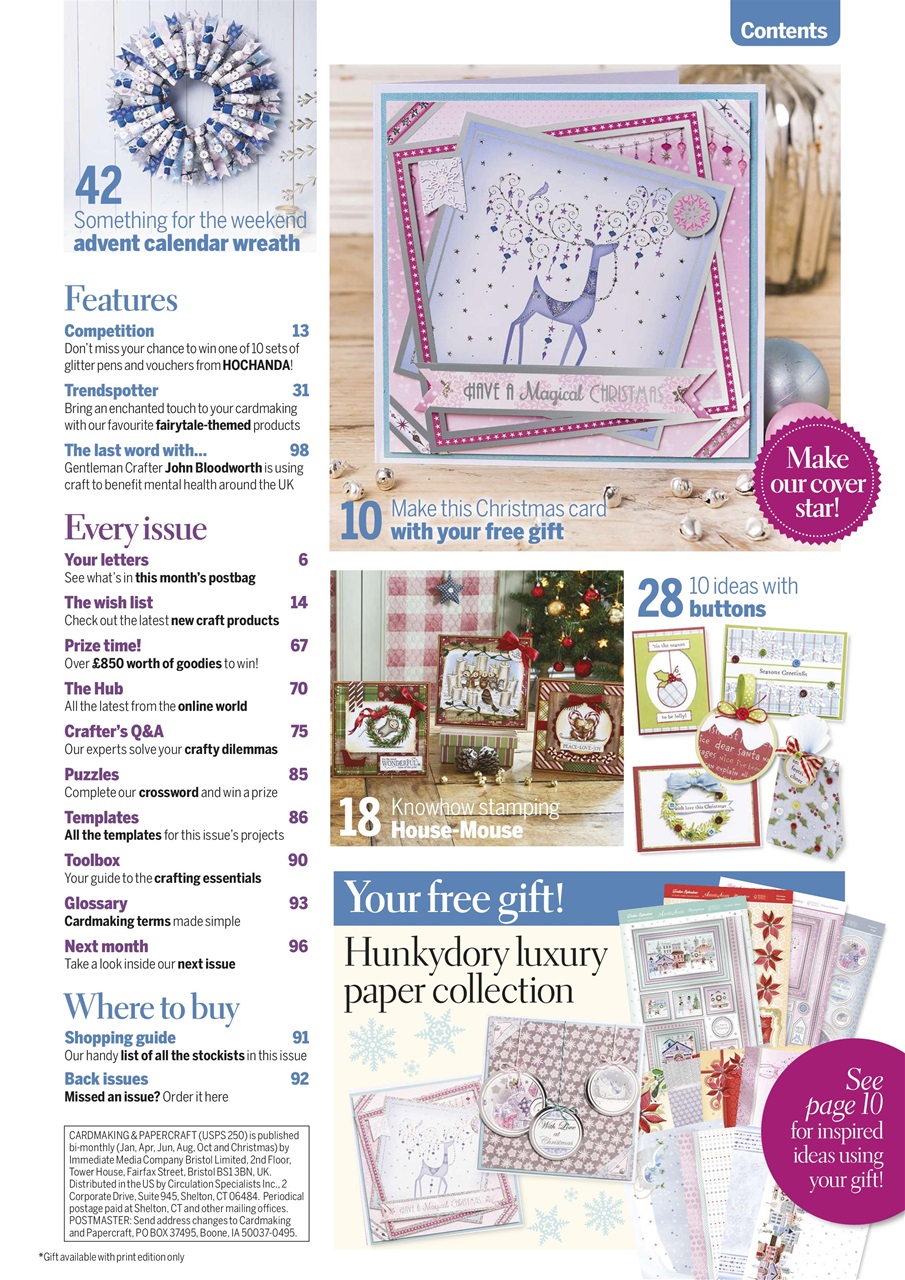 Cardmaking & Papercraft Preview Pages