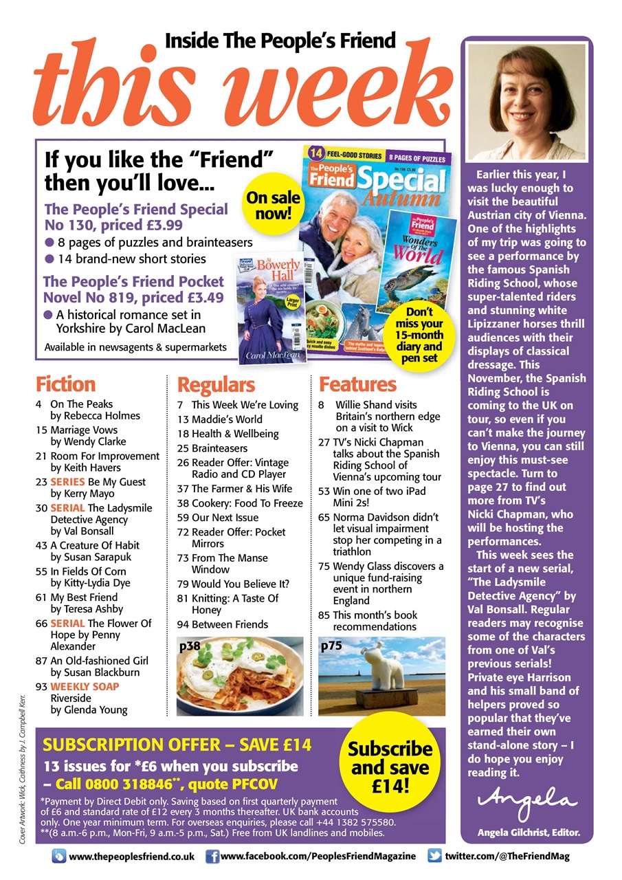The People’s Friend Preview Pages