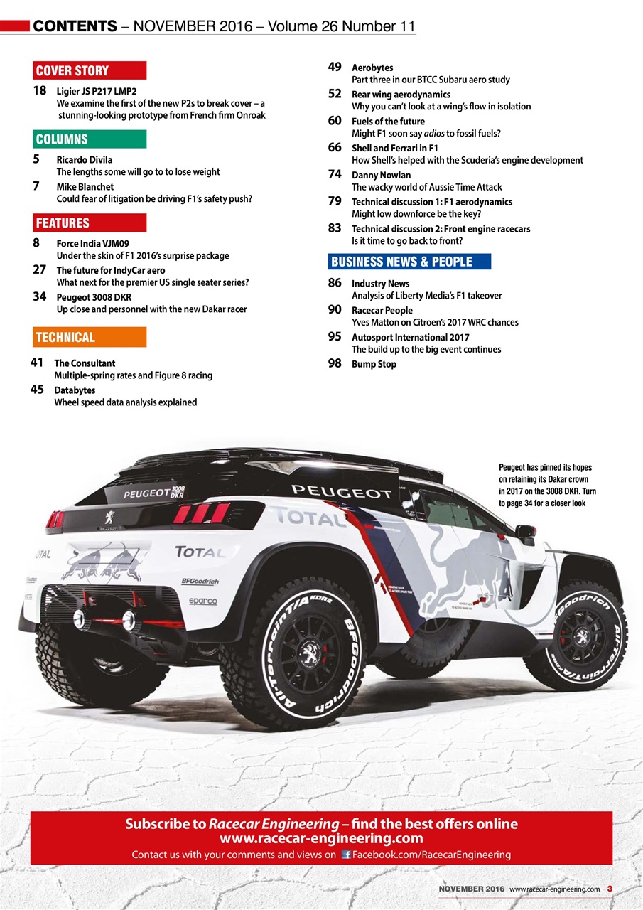 Racecar Engineering Preview Pages