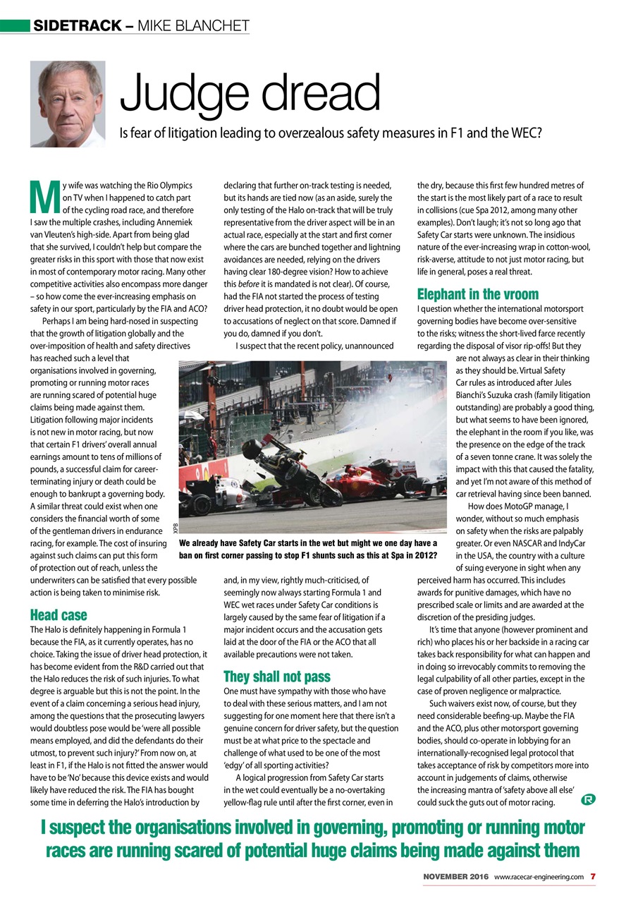 Racecar Engineering Preview Pages