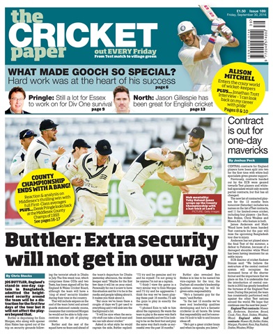 The Cricket Paper issue 30th September 2016