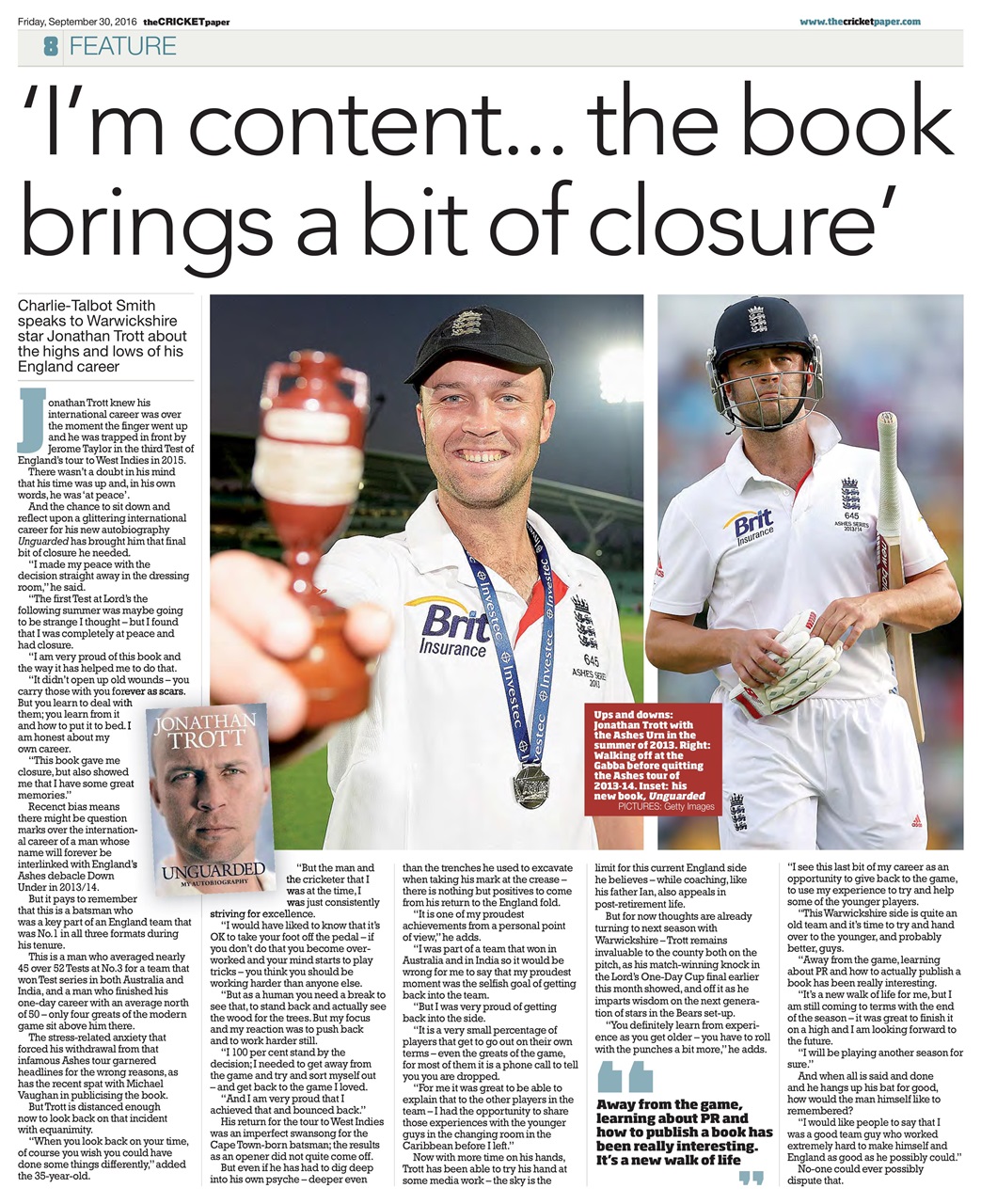 The Cricket Paper Preview Pages