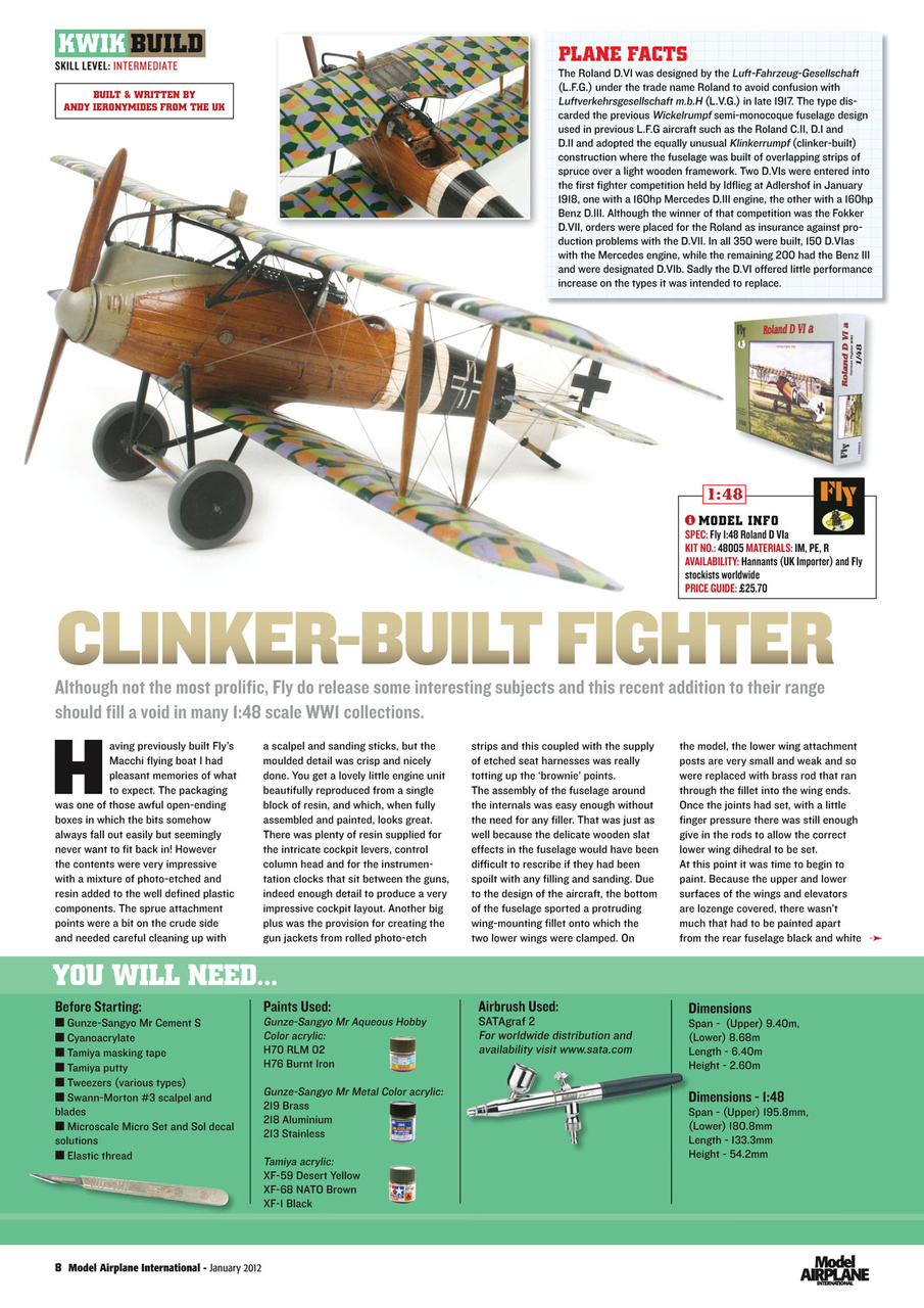 Model Airplane International Preview Pages