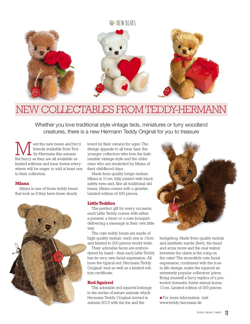 Teddy Bear Times Preview Pages