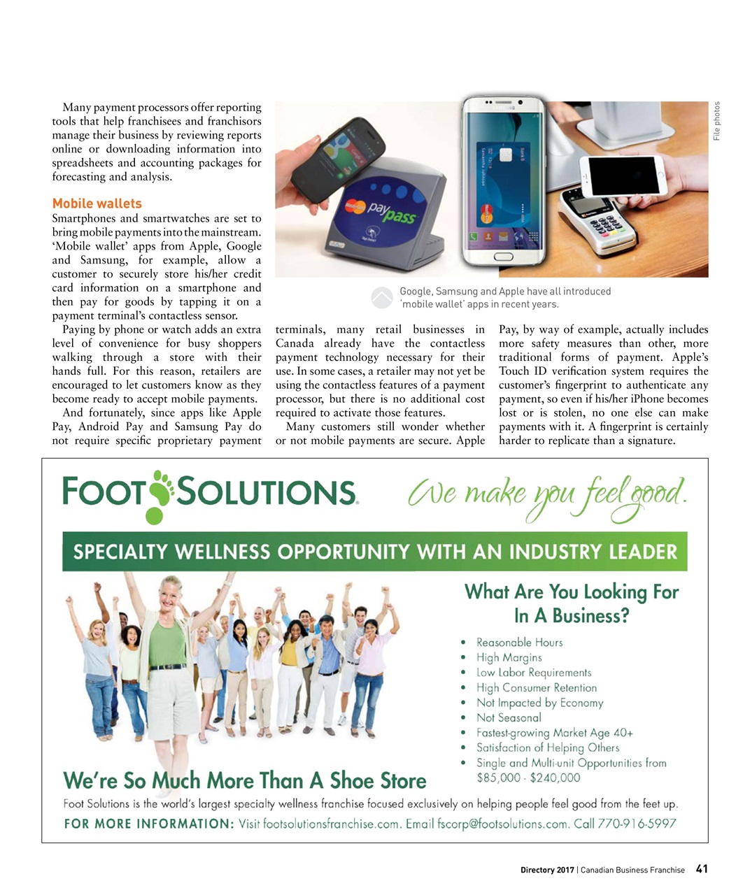 Canadian Business Franchise Preview Pages