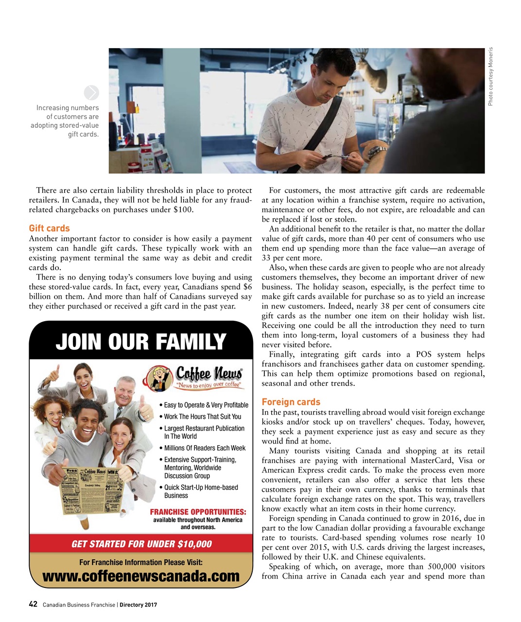 Canadian Business Franchise Preview Pages