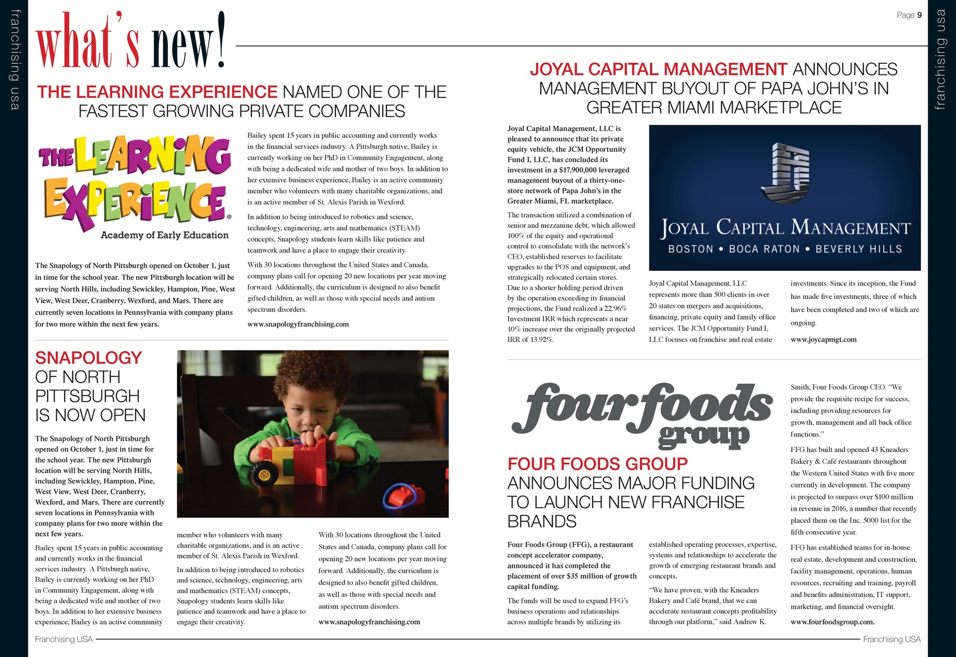 Franchising USA Preview Pages