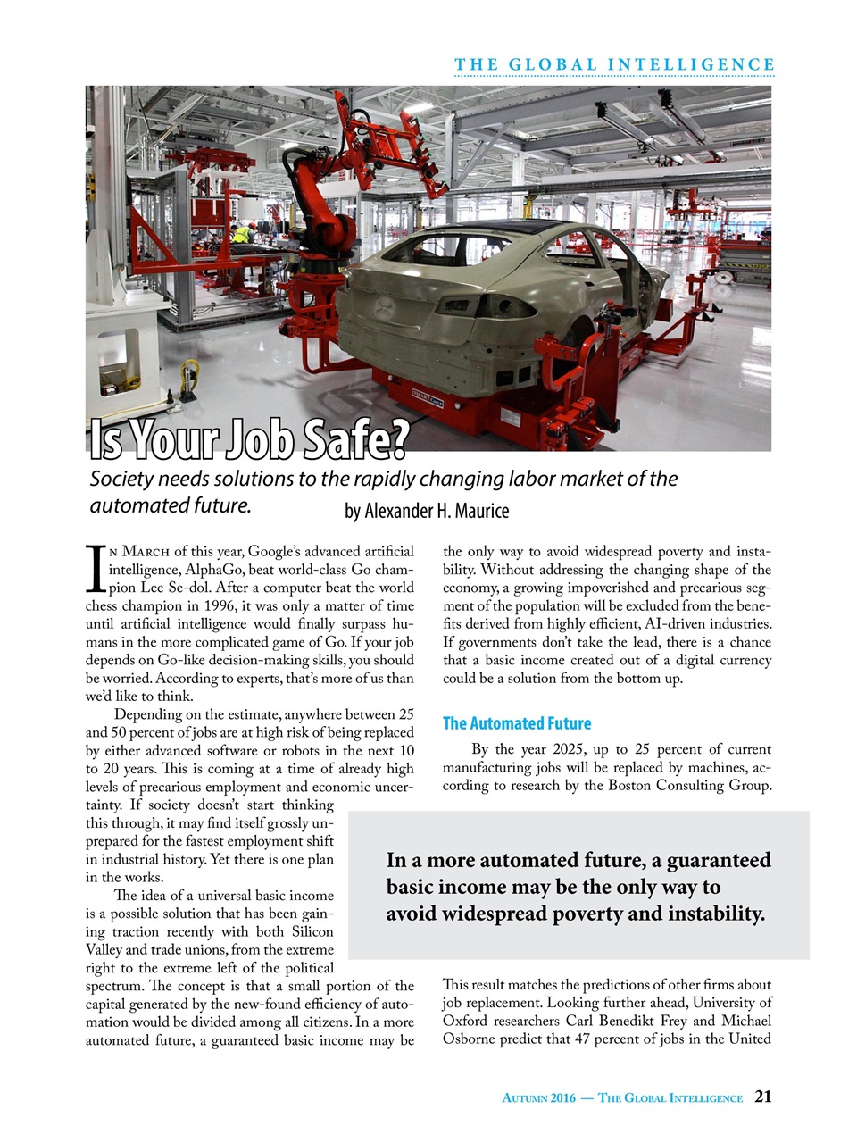 The Global Intelligence Preview Pages