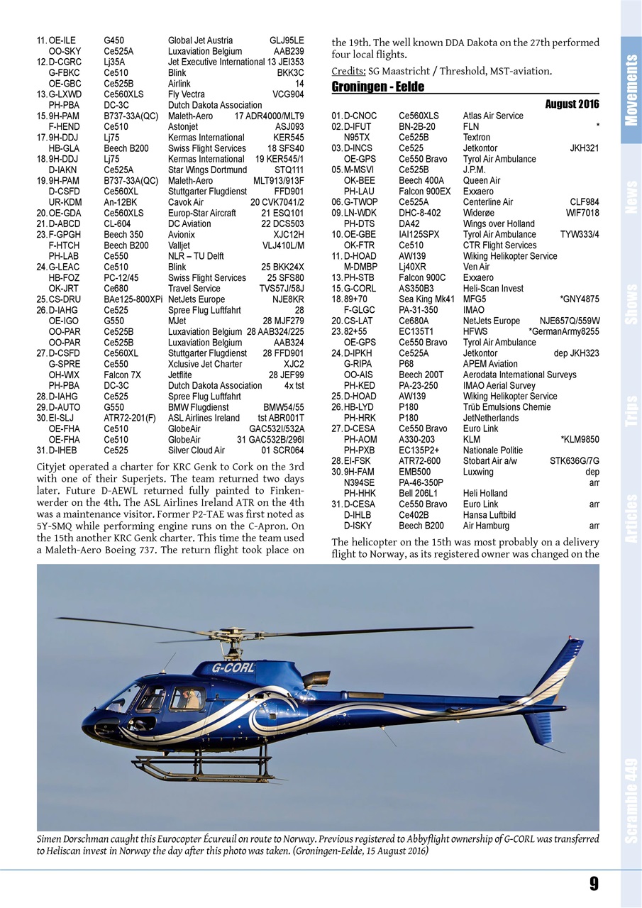 Scramble Magazine Preview Pages