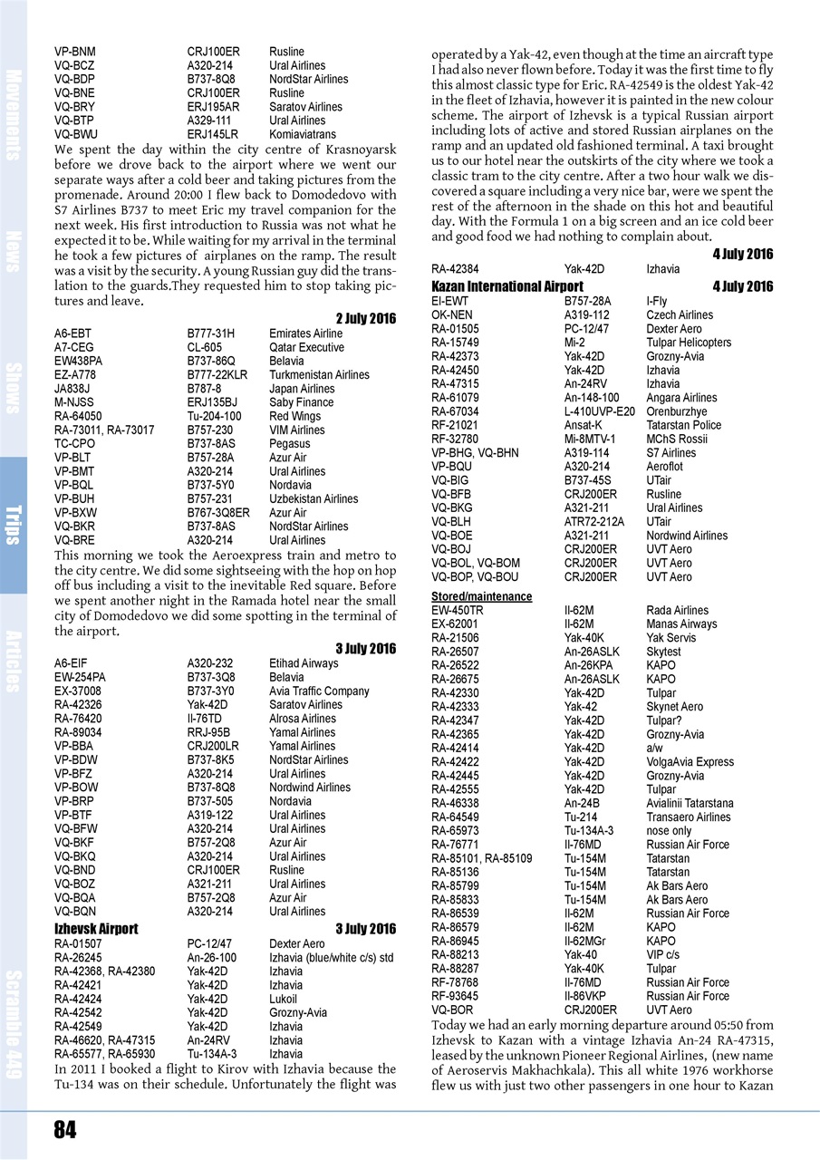 Scramble Magazine Preview Pages