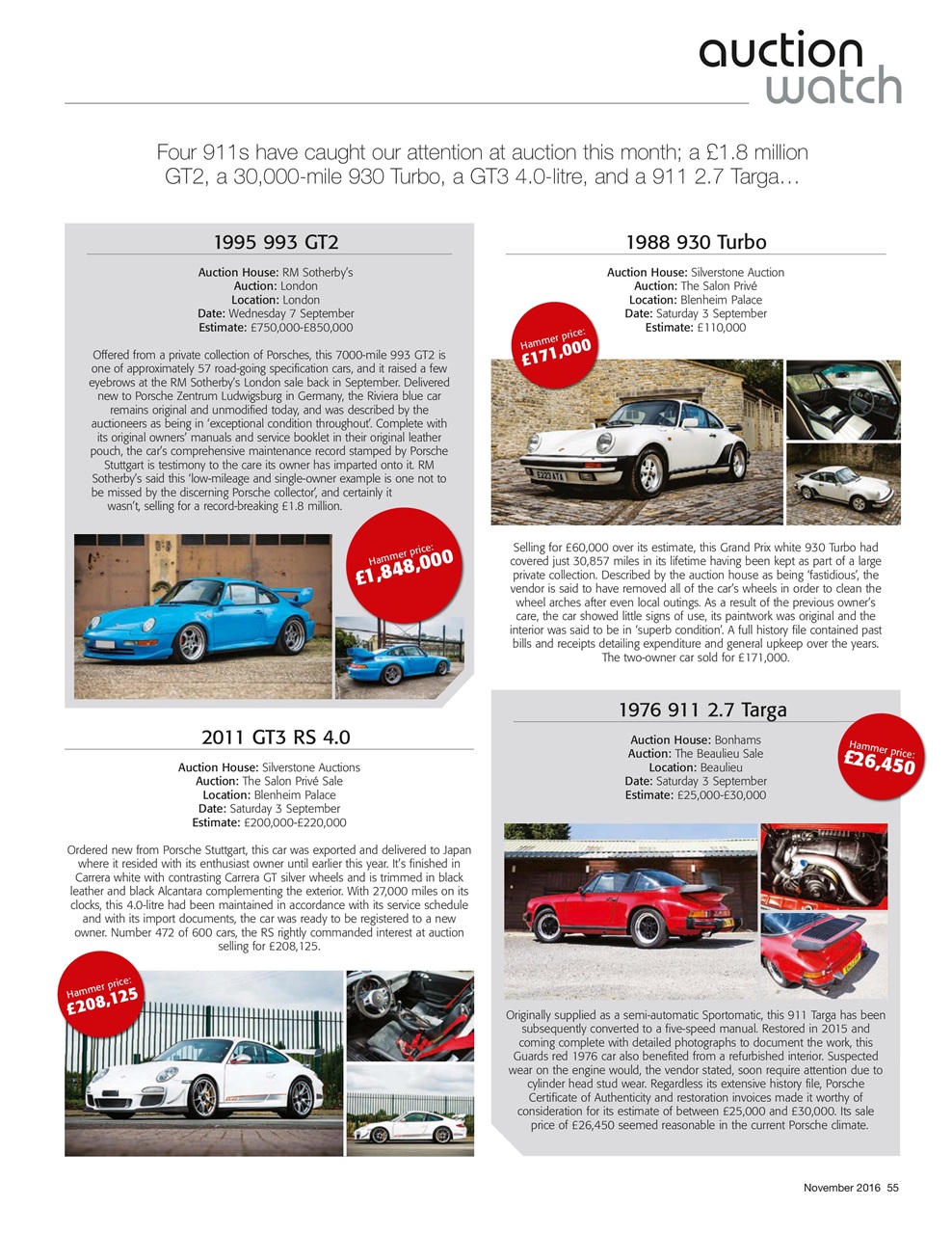 GT Porsche Preview Pages