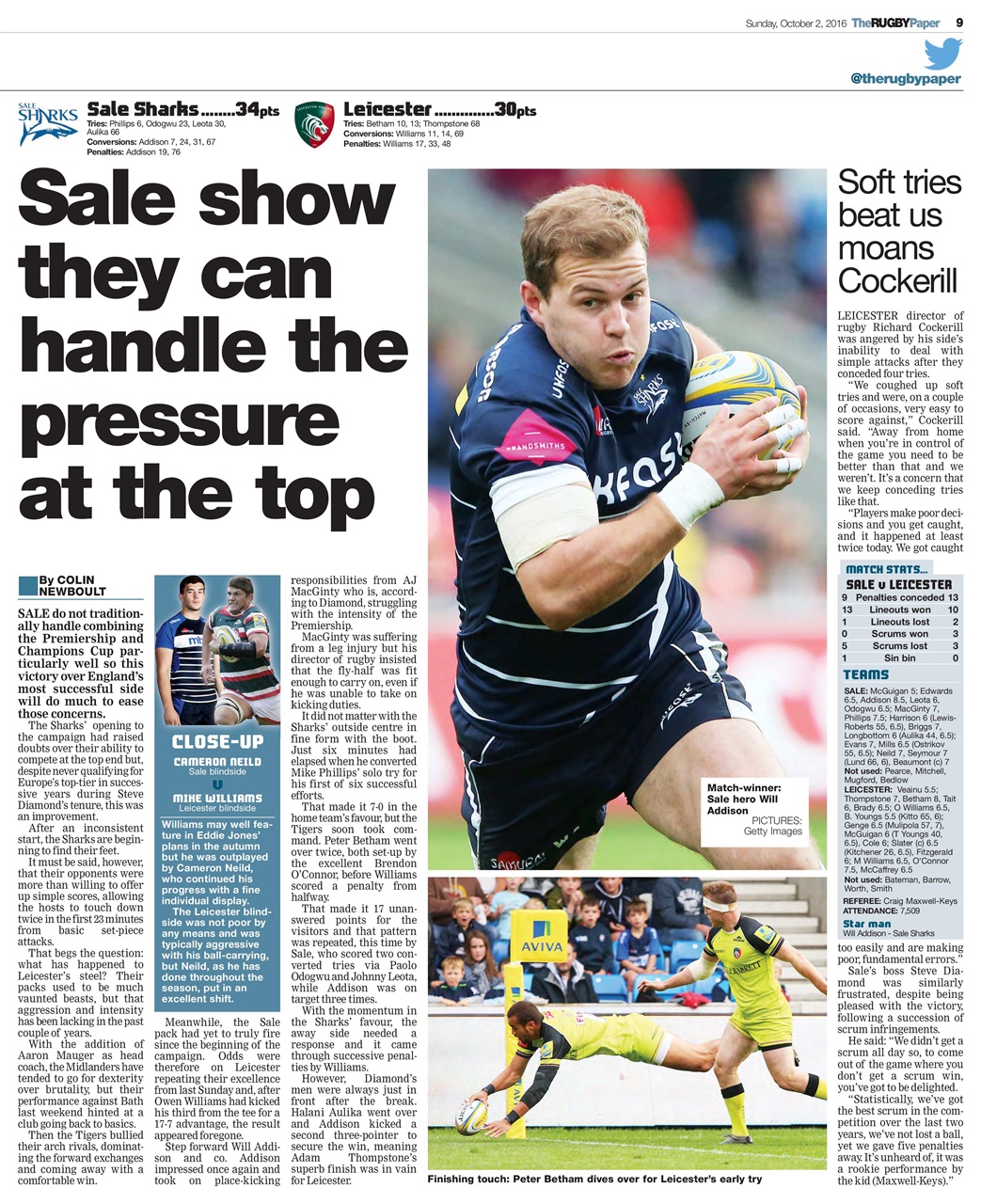 The Rugby Paper Preview Pages