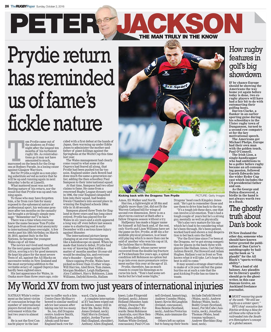The Rugby Paper Preview Pages