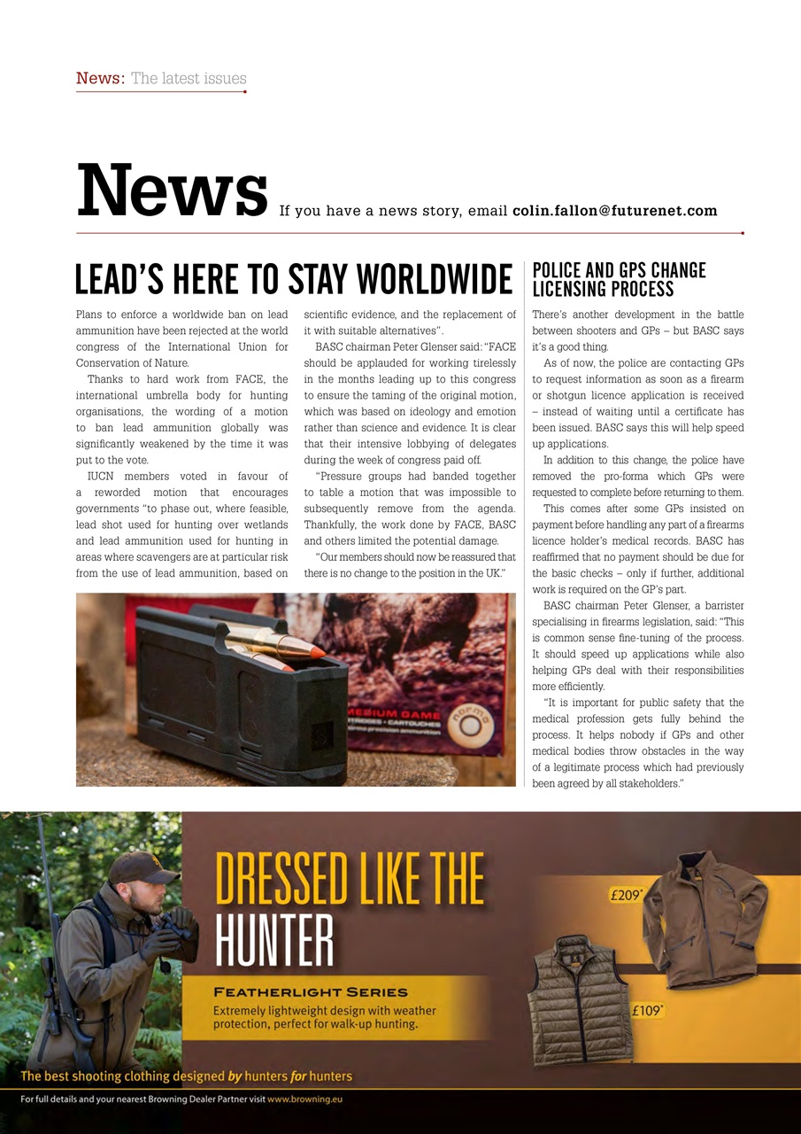 Sporting Rifle Preview Pages