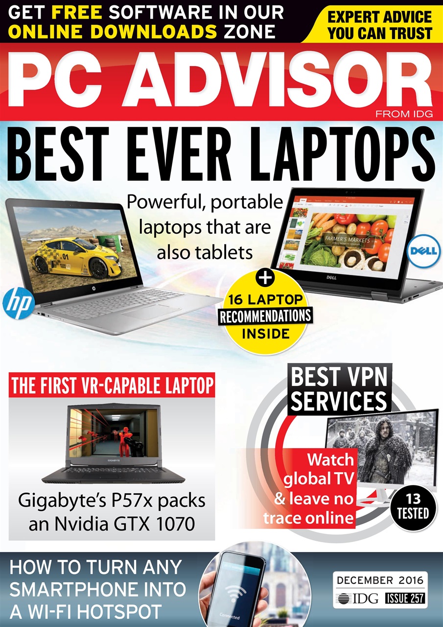 Tech Advisor Preview Pages