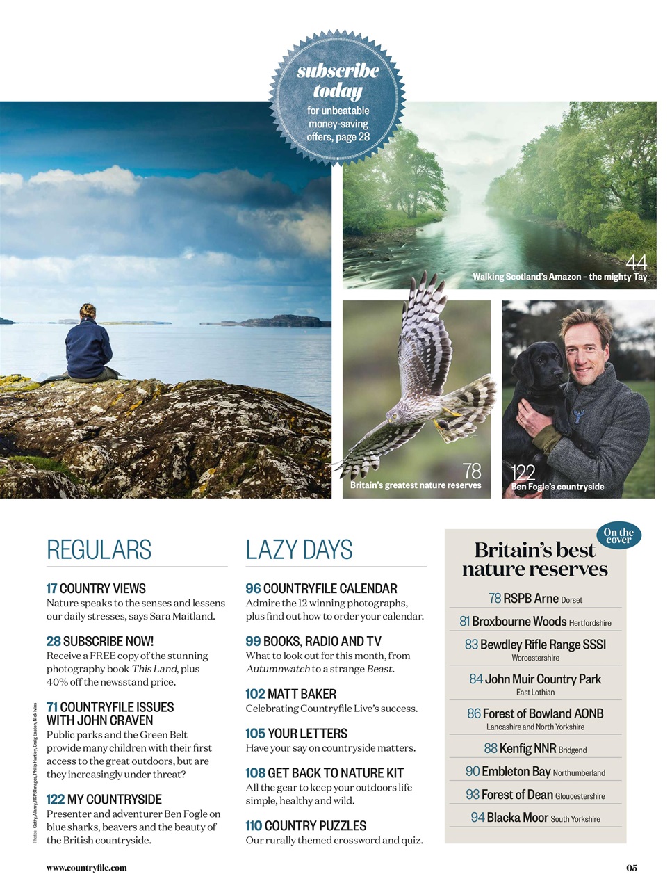 BBC Countryfile Magazine Preview Pages