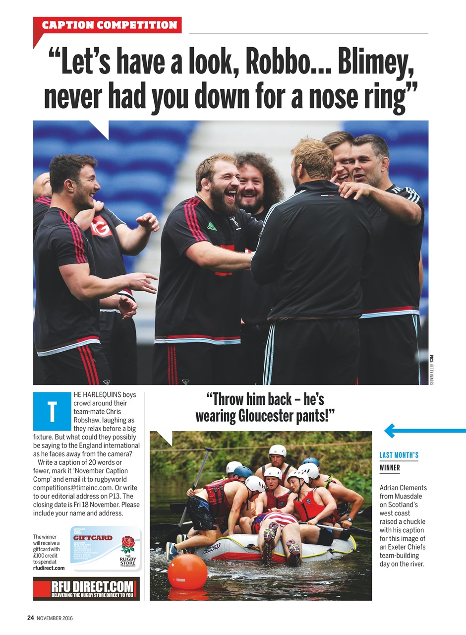 Rugby World Preview Pages