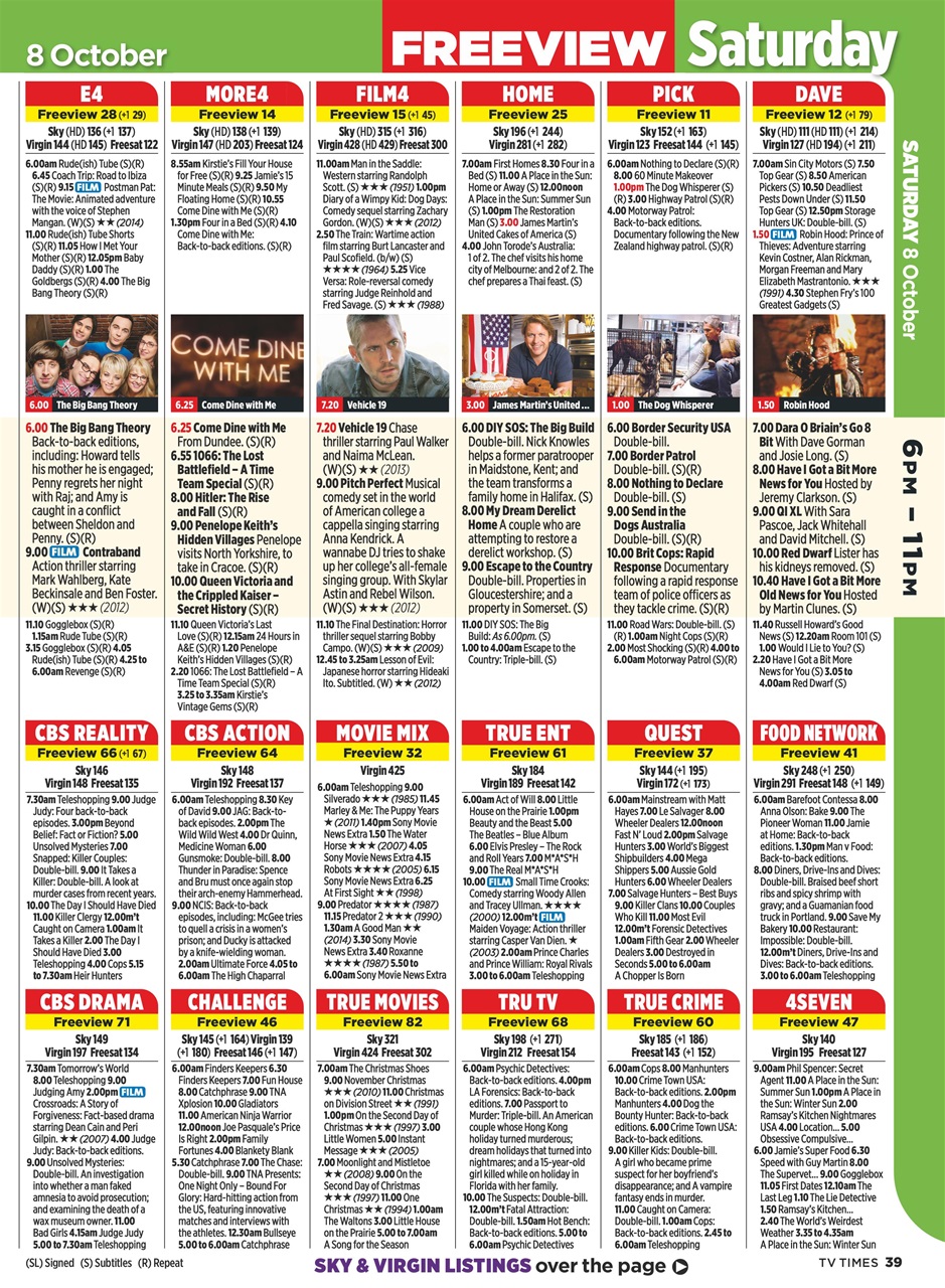 TV Times Preview Pages