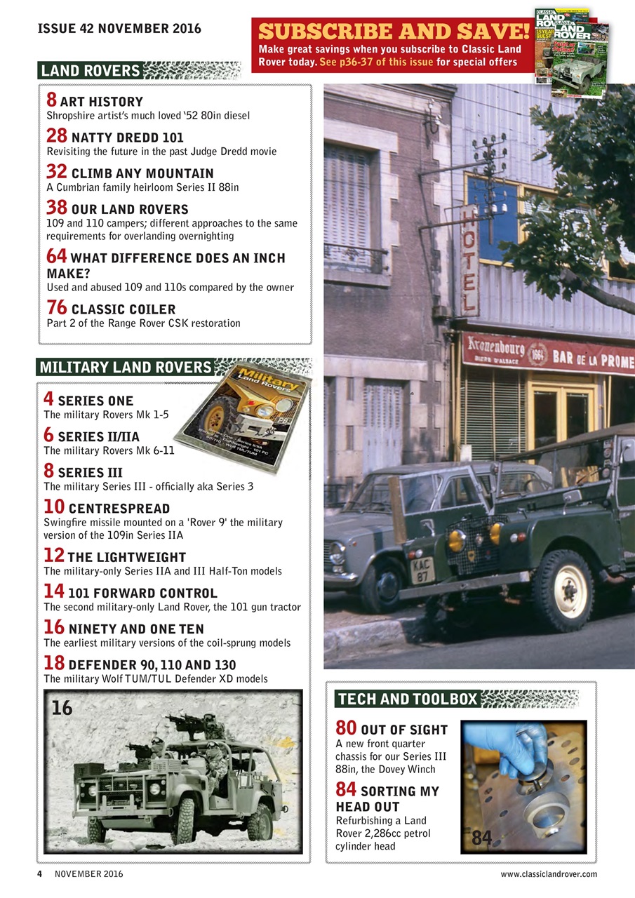 Classic Land Rover Magazine Preview Pages