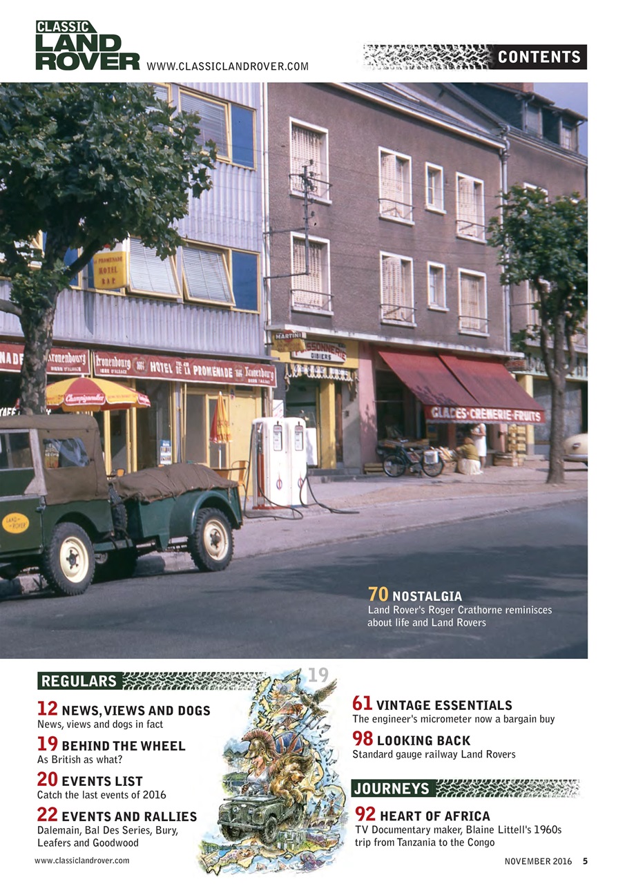 Classic Land Rover Magazine Preview Pages