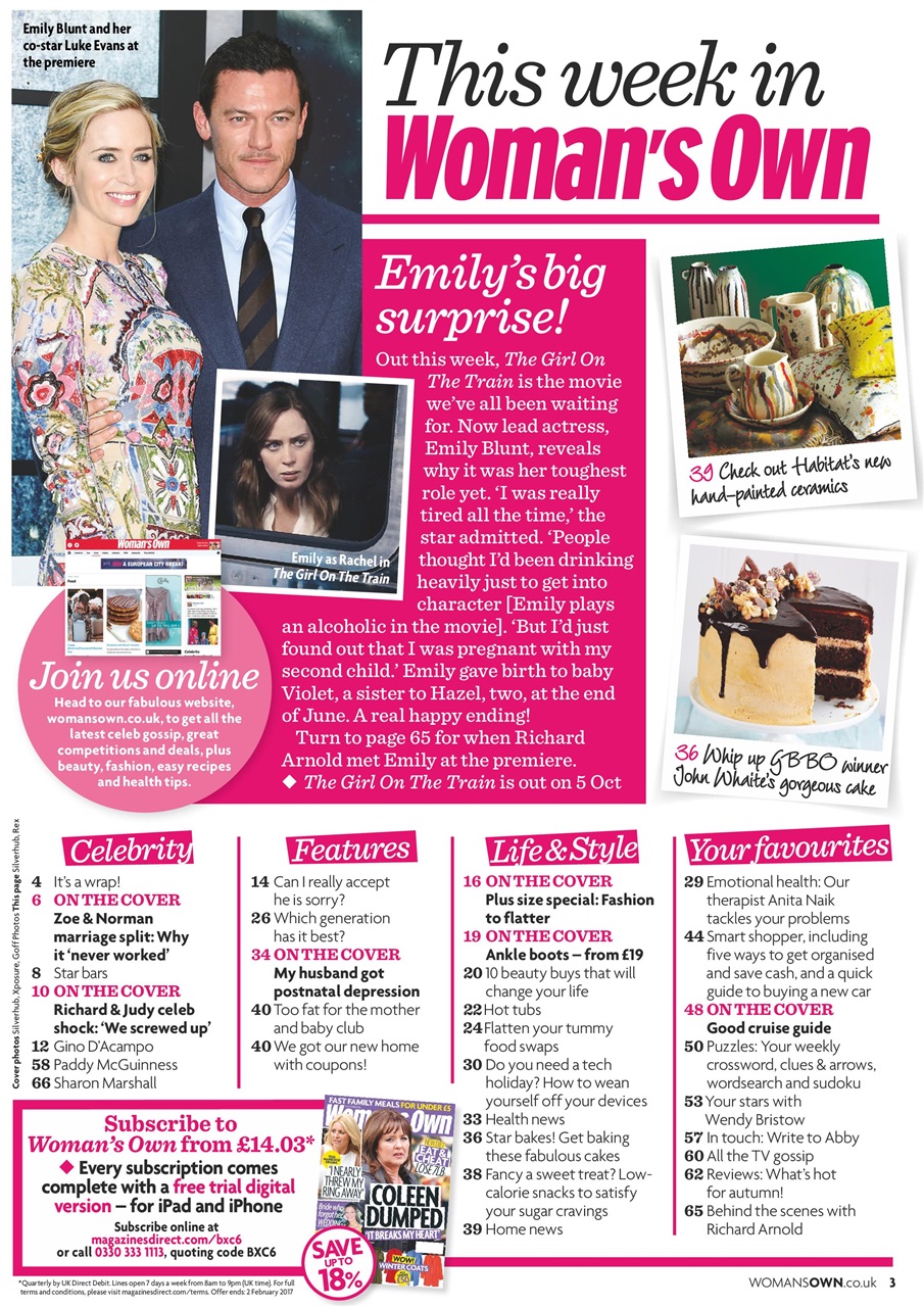 Woman's Own Preview Pages