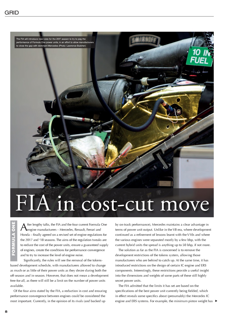 Race Engine Technology Preview Pages