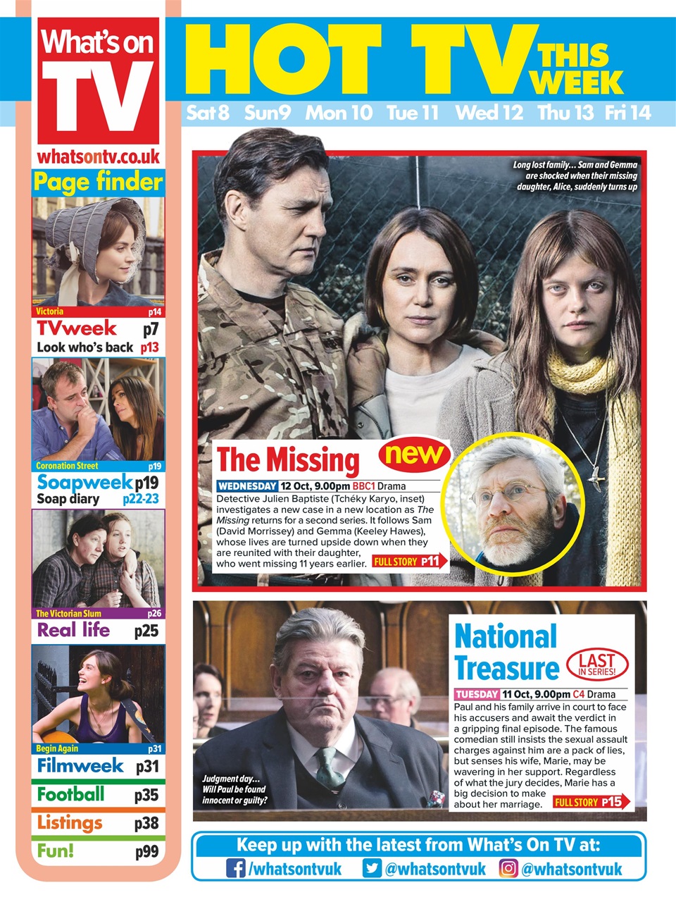 What's on TV Preview Pages