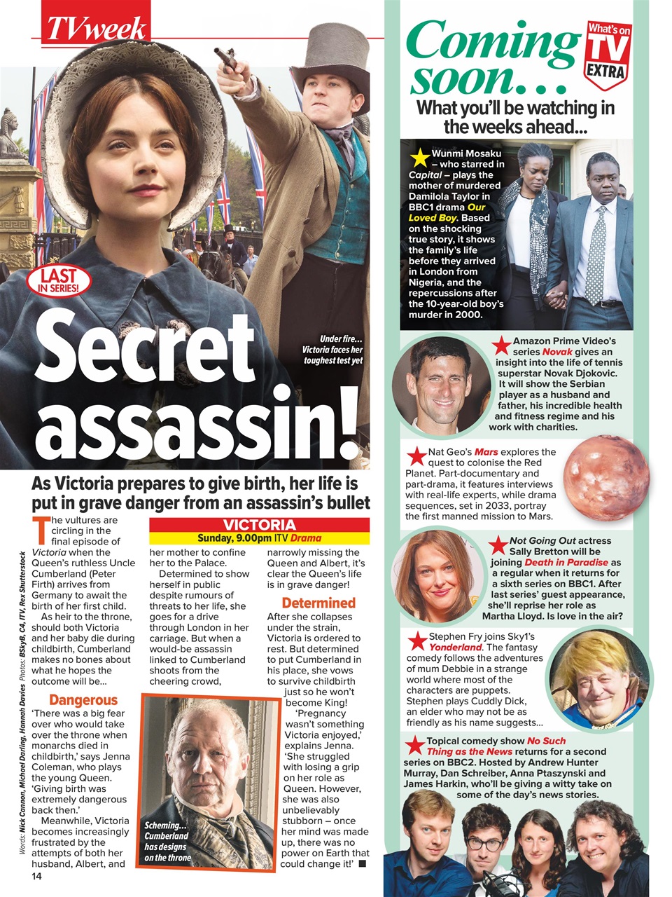 What's on TV Preview Pages