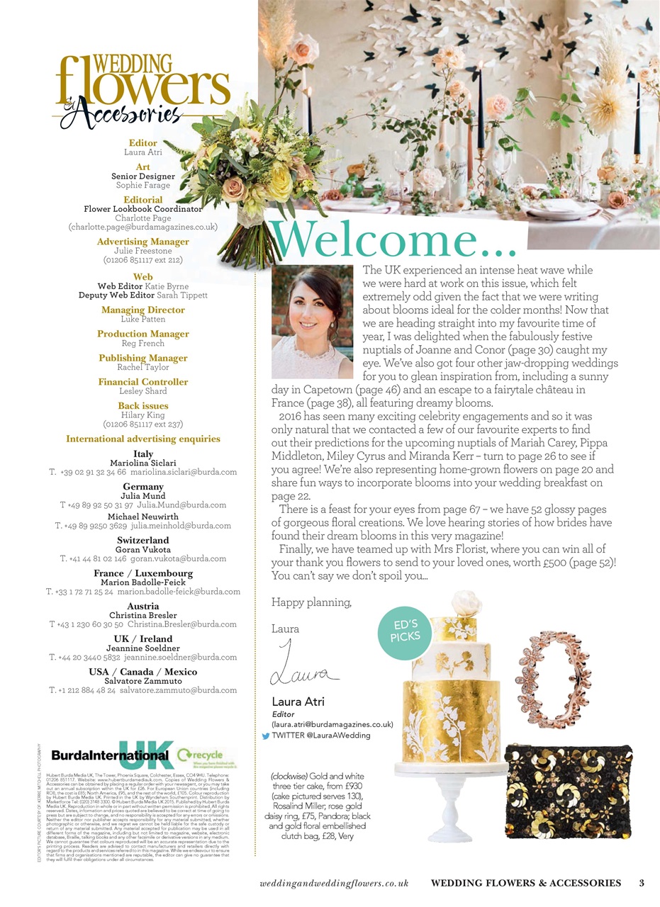 Wedding Flowers Magazine Preview Pages