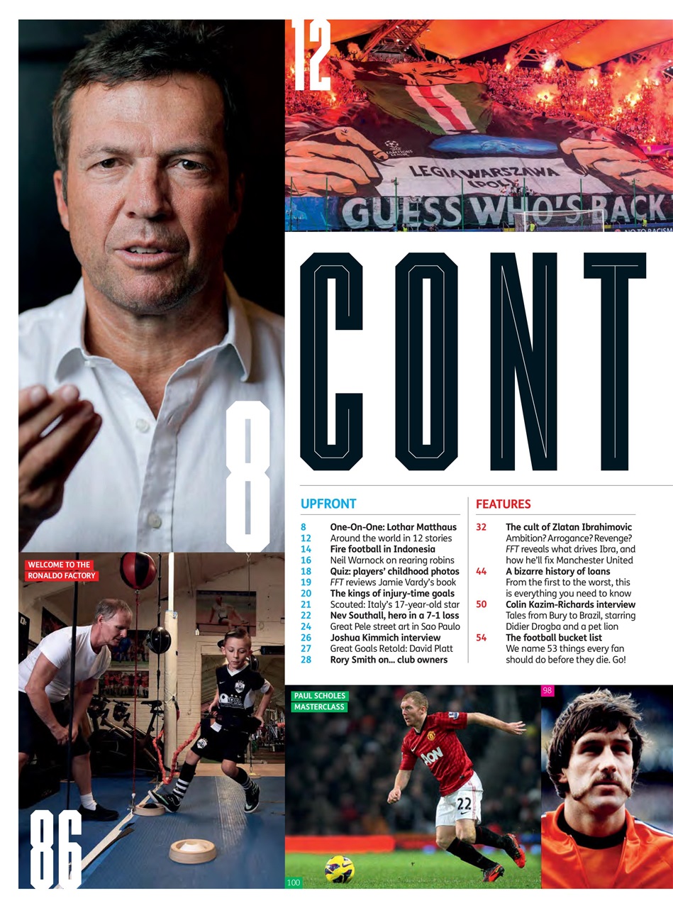 FourFourTwo Preview Pages