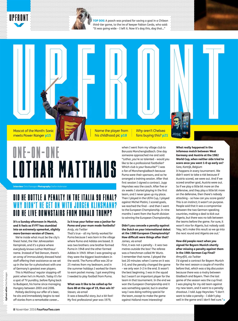 FourFourTwo Preview Pages