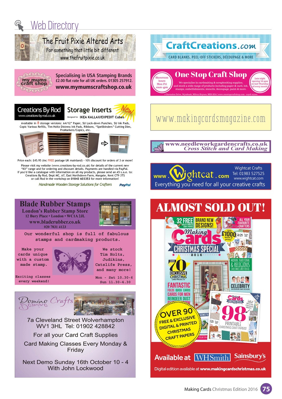 Making Cards & Papercraft Preview Pages