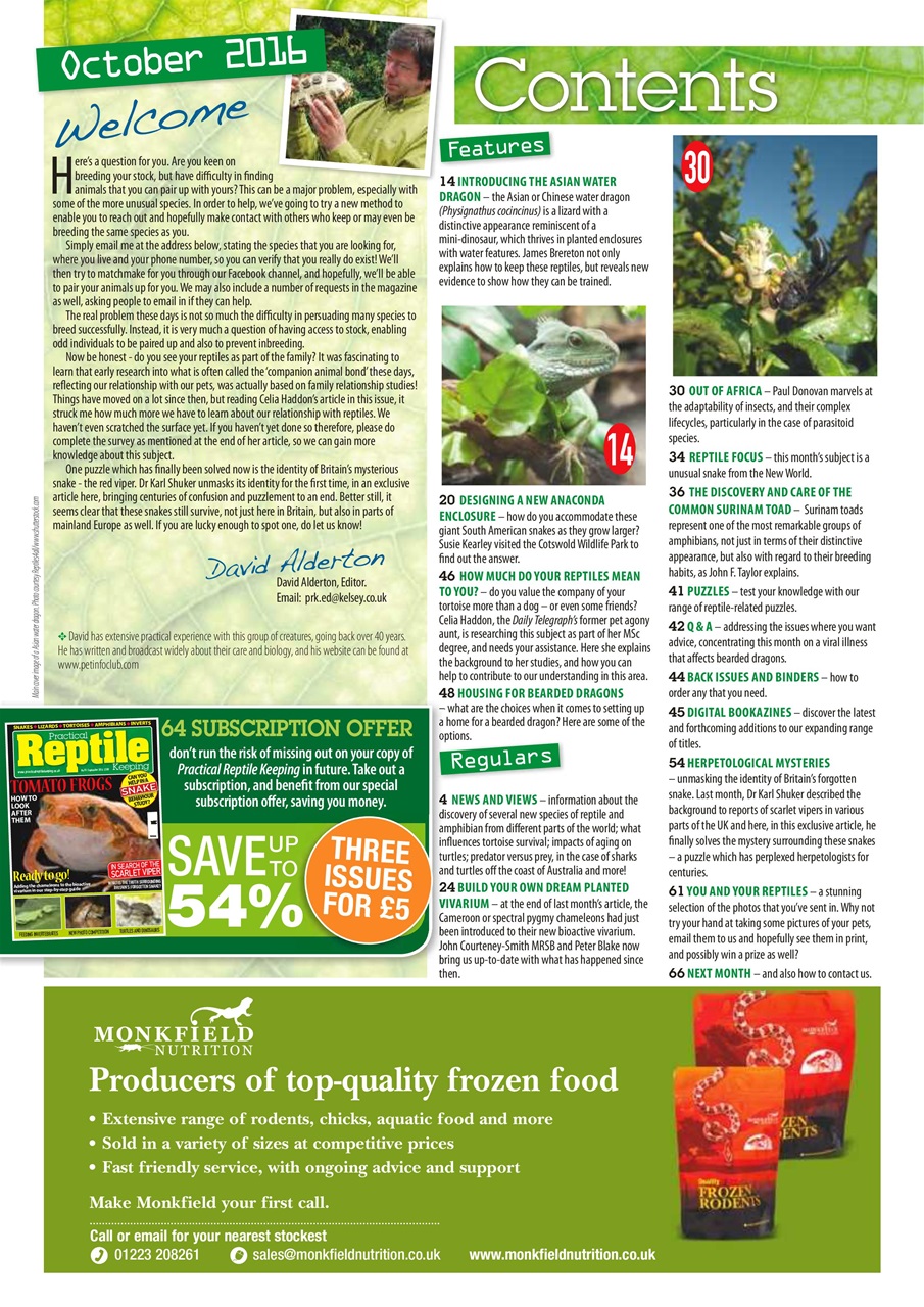 Practical Reptile Keeping Preview Pages