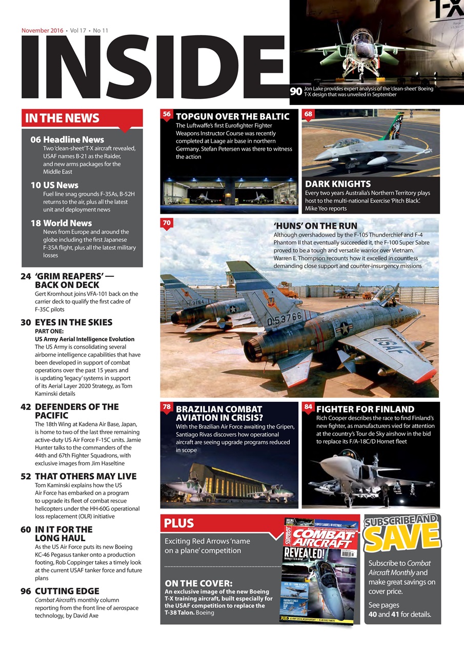 Combat Aircraft Journal Preview Pages
