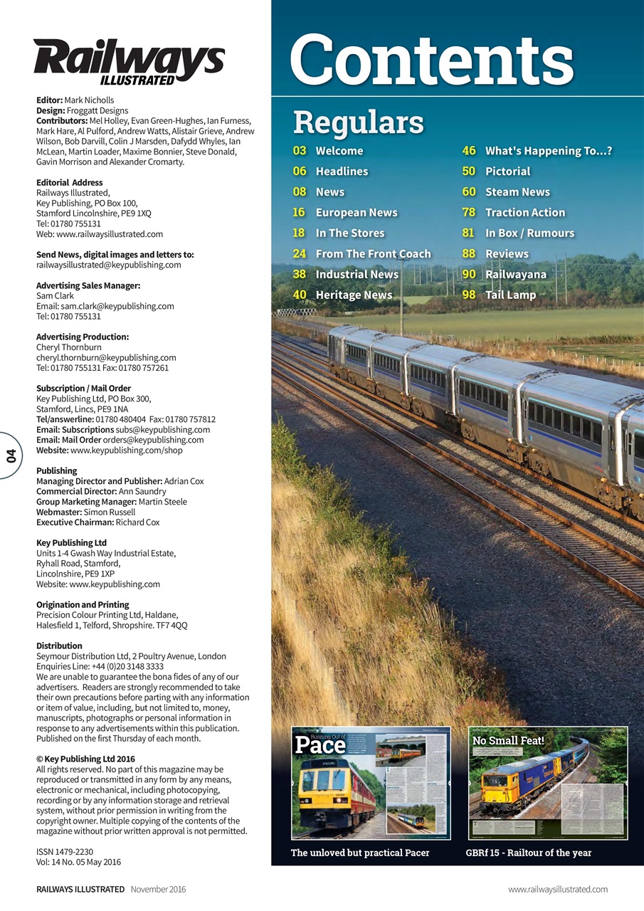 Railways Illustrated Preview Pages